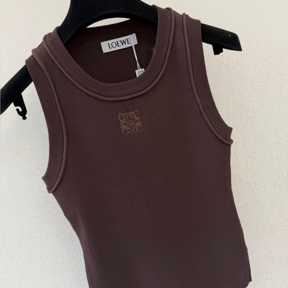 Loewe deep red sleeveless vest - Picture 4 of 4
